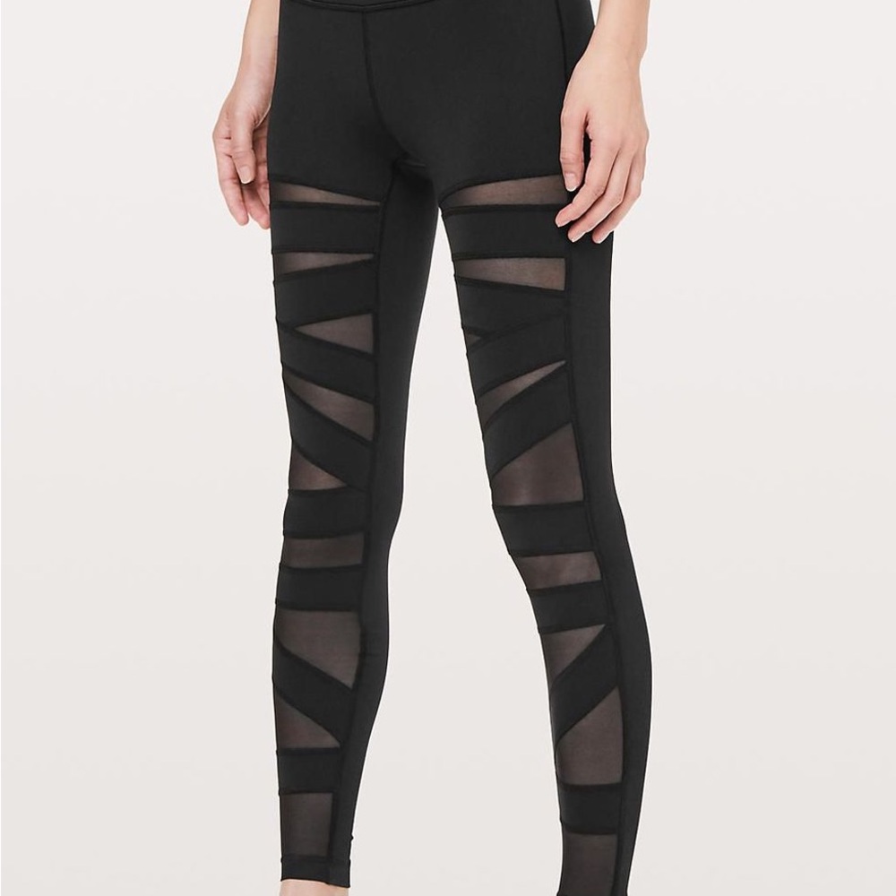 Lululemon High Times Crop - Tech Mesh